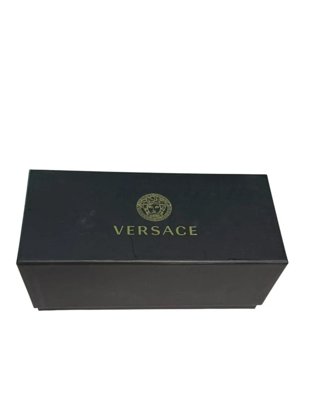 Versace Tortoise Cat Eye RX Glasses Gold Medusa New 3347